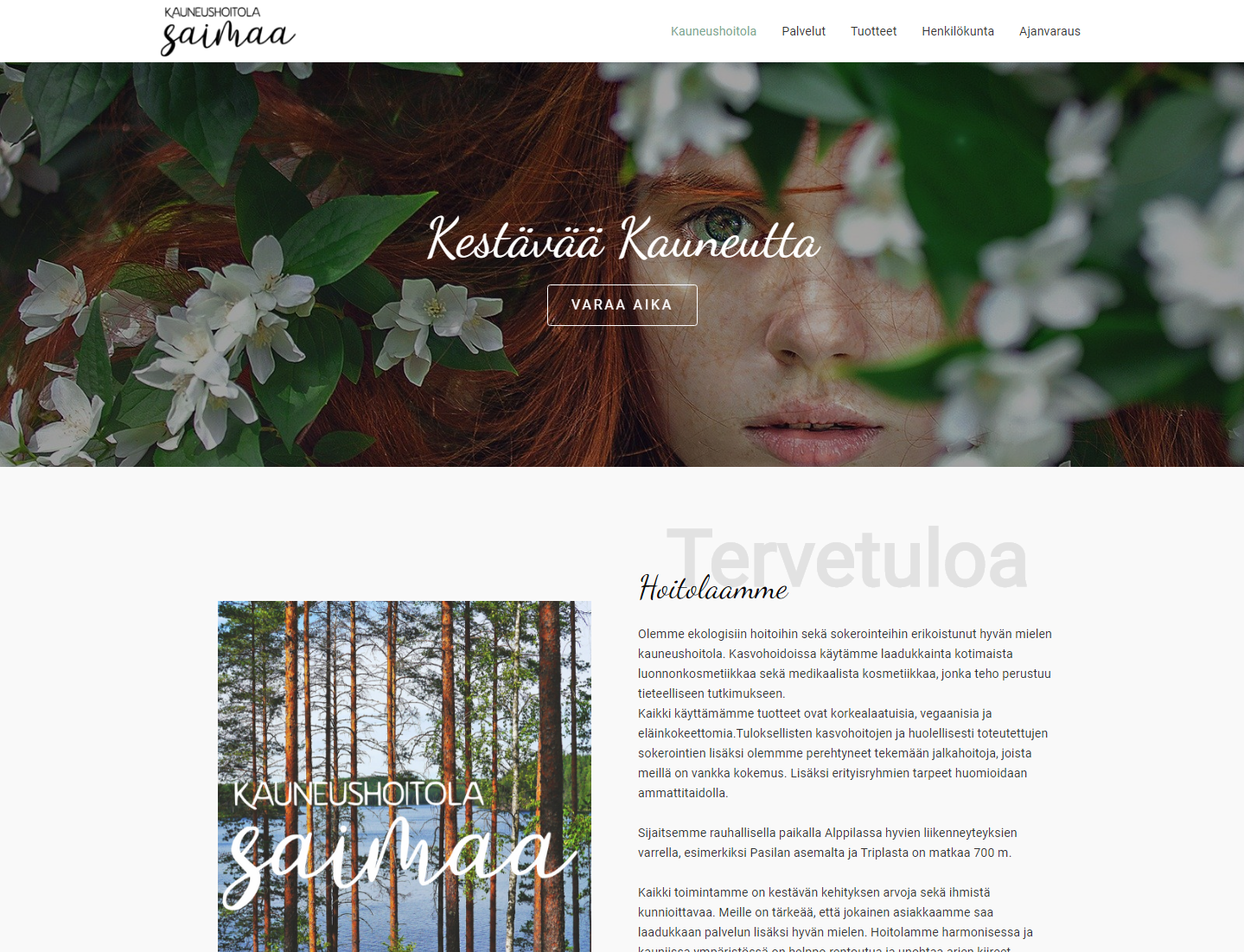 Kauneushoitola Saimaa earlier capture