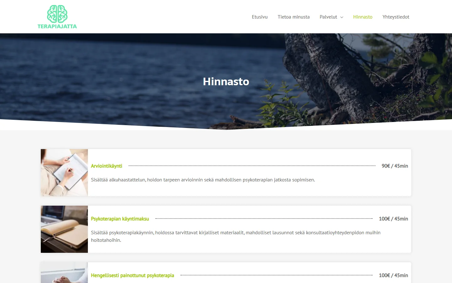 Jatta Kärkkäinen: hinnasto