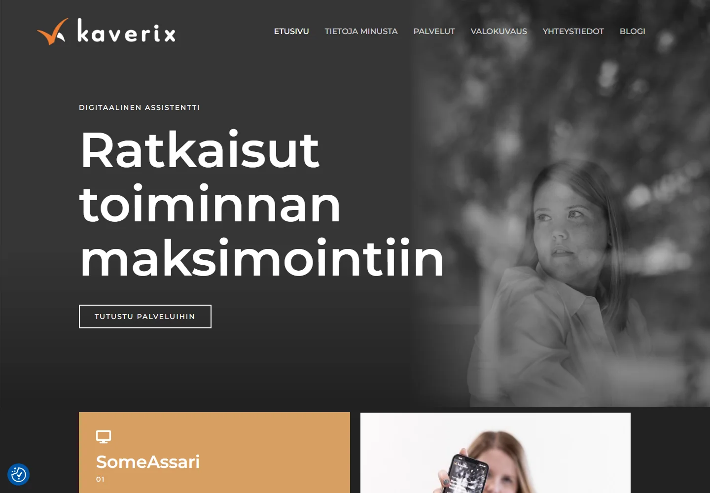 Kaverix homepage