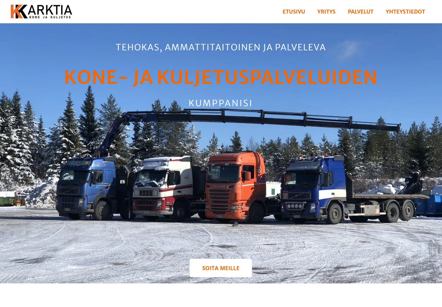 KK Arktia homepage