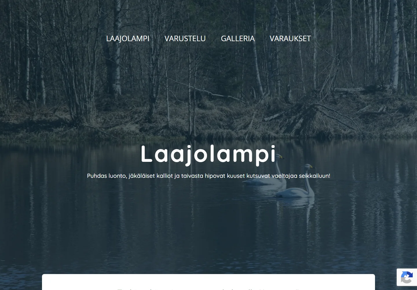 Laajolampi amenities