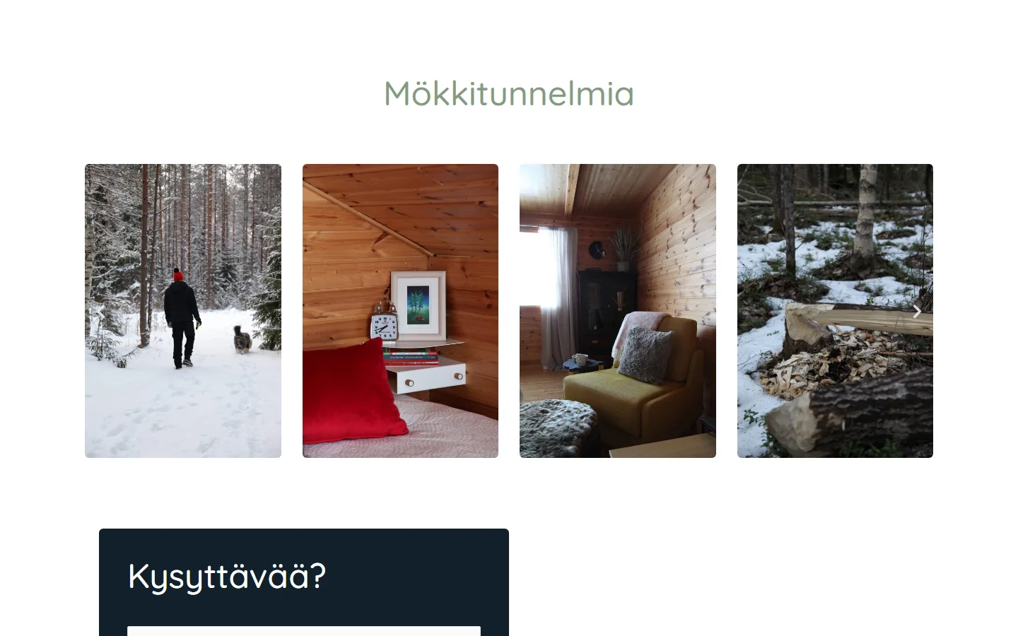 Laajolampi: cabin gallery
