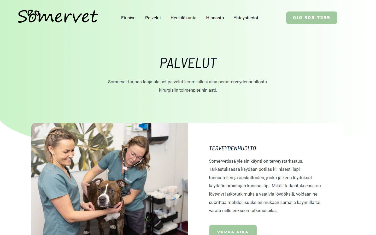 Somervet: services