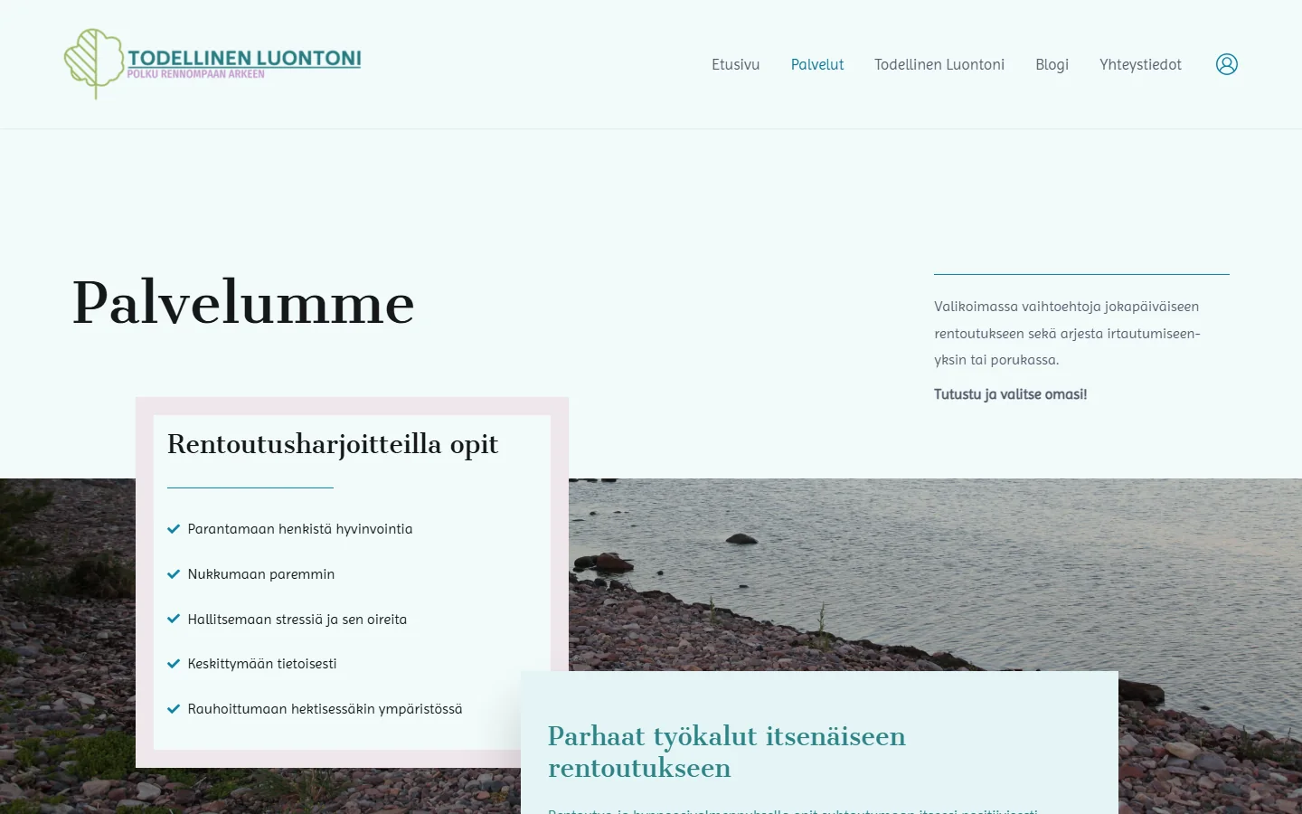Todellinen Luontoni: services